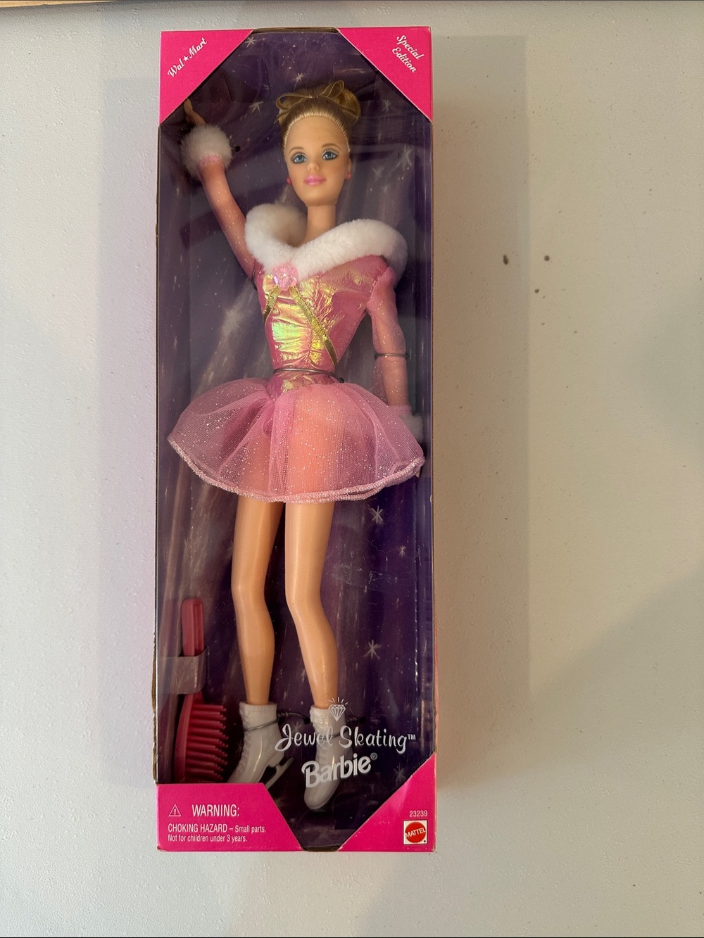 1994 Barbie Jewel Skating Barbie Walmart Special edition New in box.
